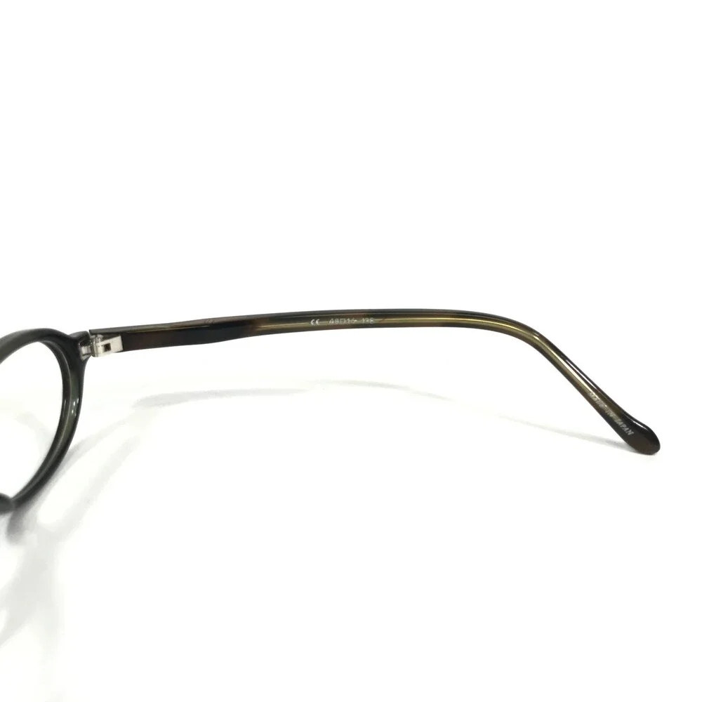 Matsuda Eyeglasses Frames 10321 BR/IG Brown Green Oval Horn Rim 48-16-138